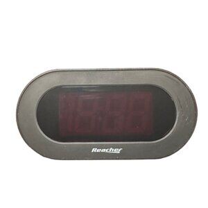 Reacher Small Black LED Digital Alarm Clock